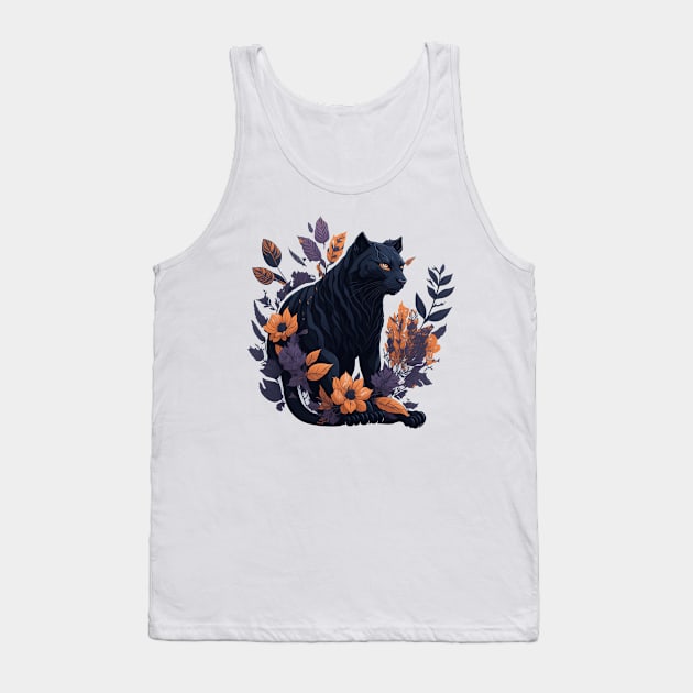 Black Panther Tank Top by charm3596